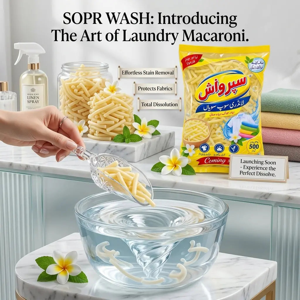 Super Wash Laundry Soap Noodles (500g) – High-Foaming Stain Remover My Store